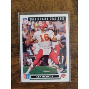 1991 Upper Deck Domino's Quarterback Challenge #34 Len Dawson - NFL - Fresh Pull